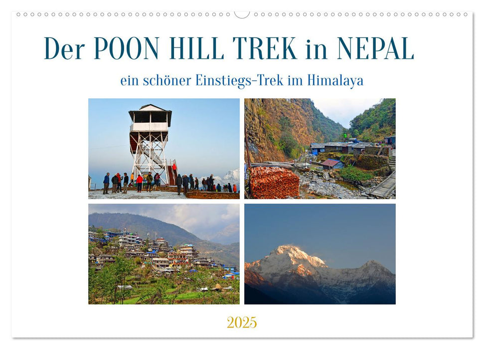 Der POON HILL TREK in NEPAL (CALVENDO Wandkalender 2025)