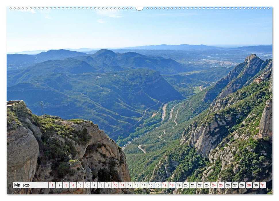 MONTSERRAT in Katalonien (CALVENDO Wandkalender 2025)