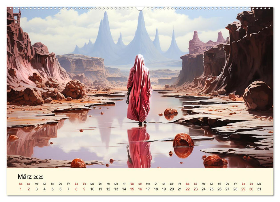 Surreale Wüste (CALVENDO Premium Wandkalender 2025)