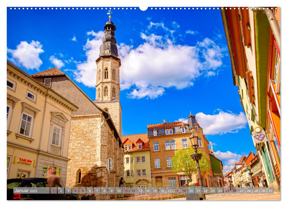 Ein Blick auf Mühlhausen in Thüringen (CALVENDO Premium Wandkalender 2025)