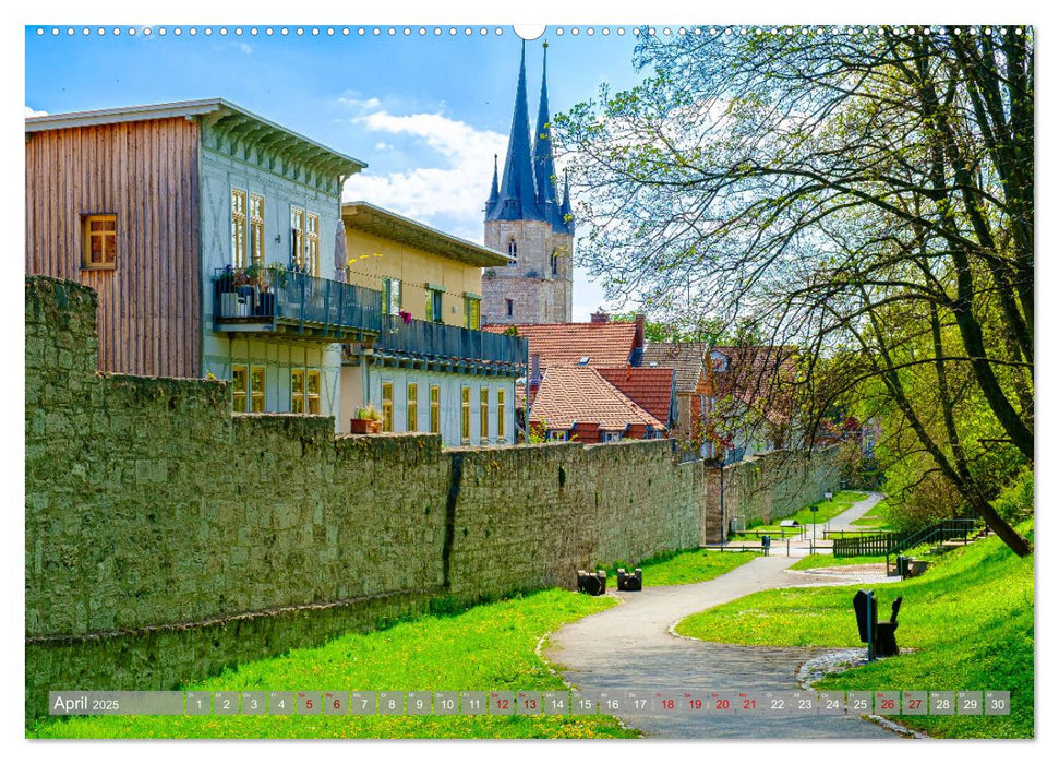 Ein Blick auf Mühlhausen in Thüringen (CALVENDO Premium Wandkalender 2025)