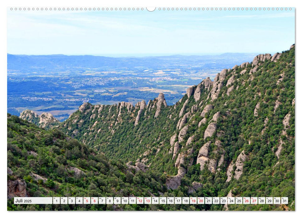 MONTSERRAT in Katalonien (CALVENDO Premium Wandkalender 2025)