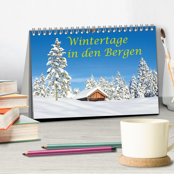 Wintertage in den Bergen (CALVENDO Wandkalender 2025)