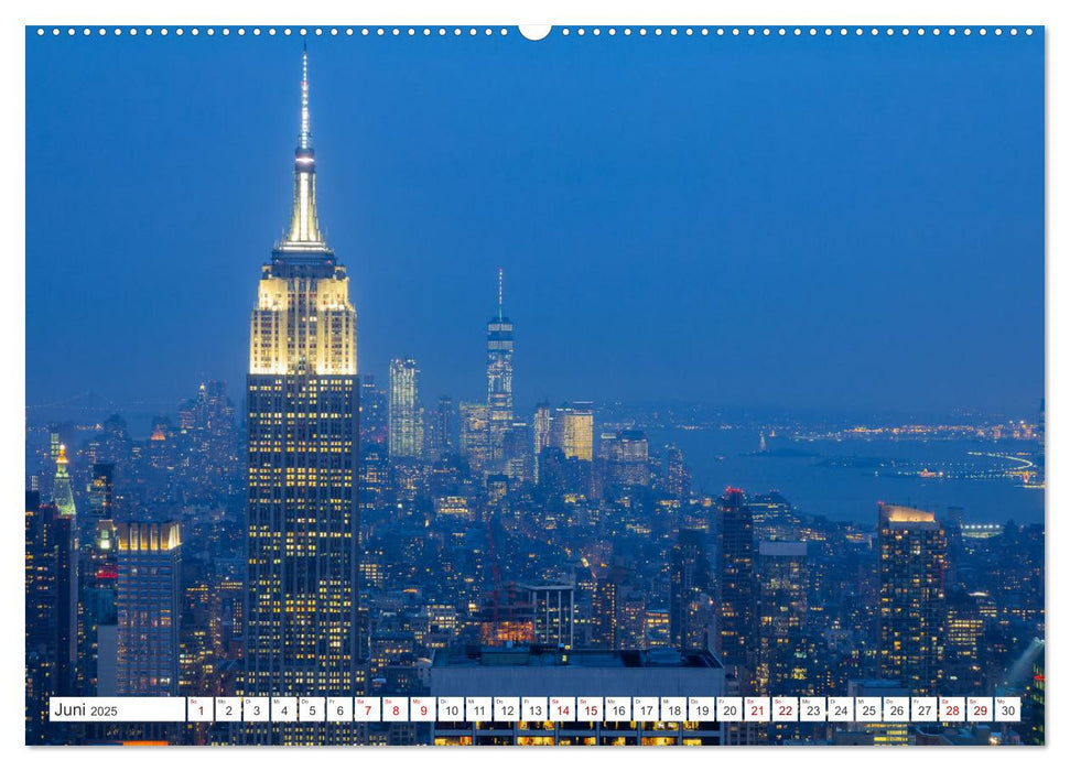 New York City Manhattan Perspektiven (CALVENDO Wandkalender 2025)