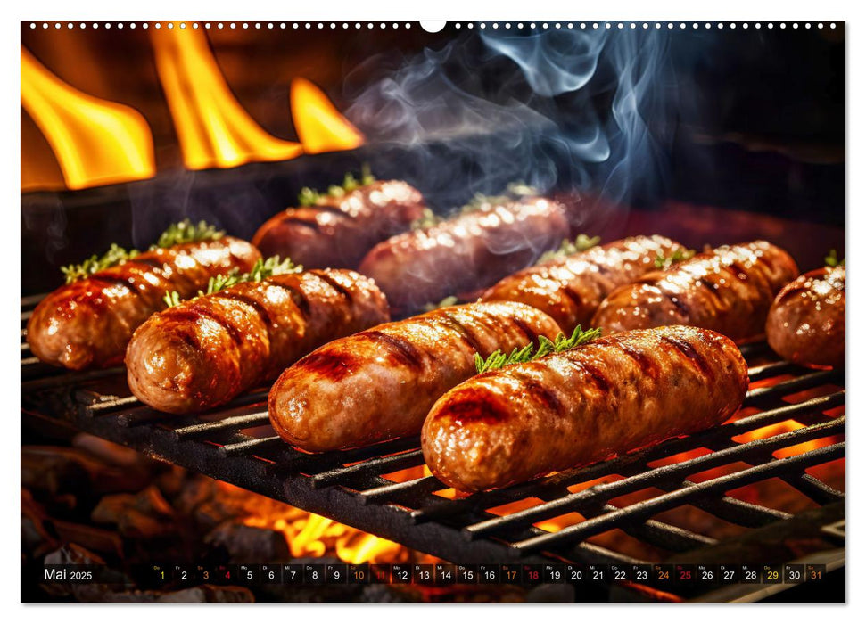 BBQ Feuerzauber - Grillkalender (CALVENDO Wandkalender 2025)