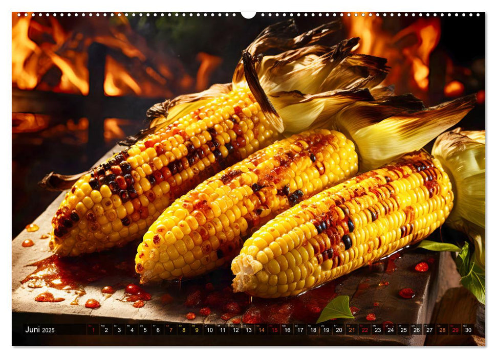 BBQ Feuerzauber - Grillkalender (CALVENDO Wandkalender 2025)