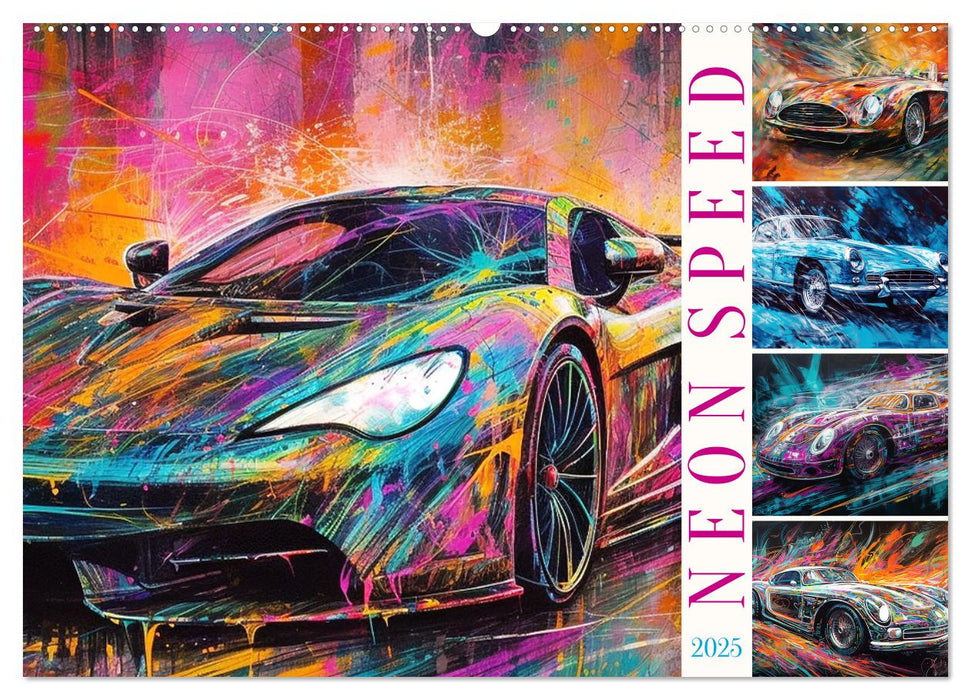 Neon Speed (CALVENDO Wandkalender 2025)