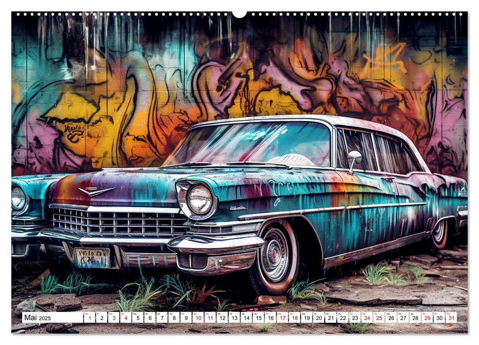 Street Art Graffiti (CALVENDO Premium Wandkalender 2025)