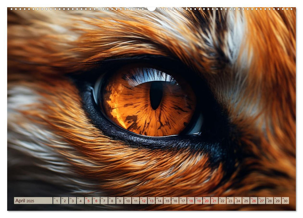 Schau mir ins Auge (CALVENDO Premium Wandkalender 2025)