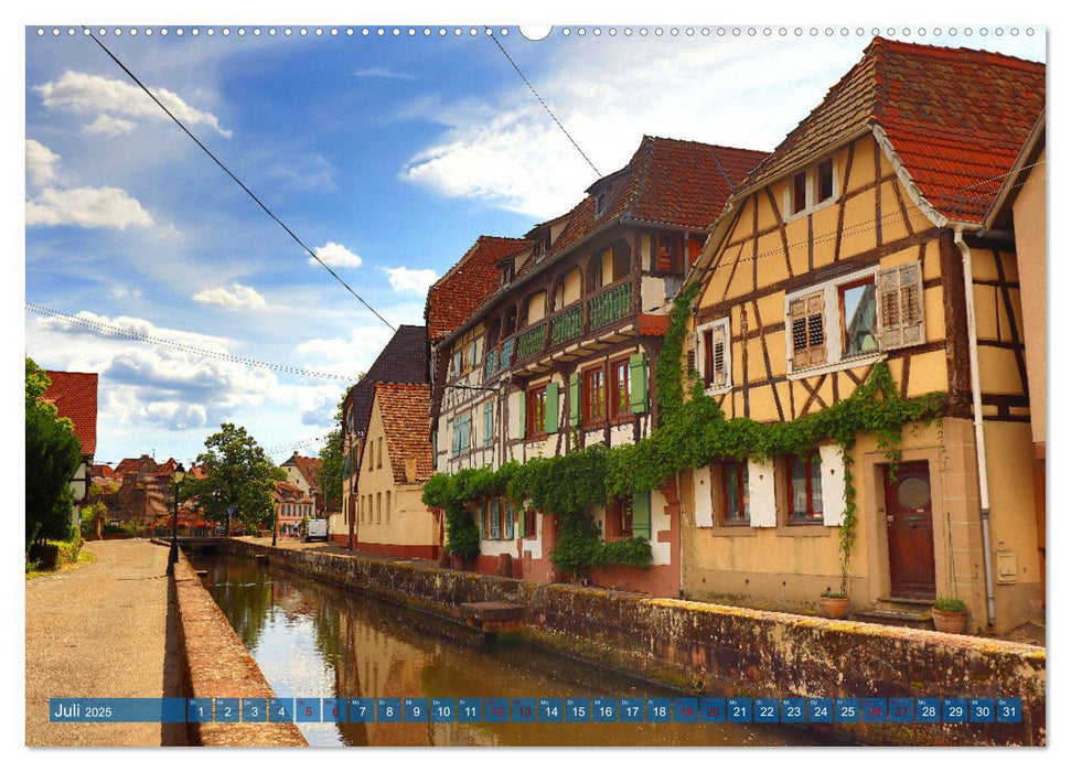 Bienvenue à Wissembourg. Spaziergang durch Weißenburg im Elsass (CALVENDO Premium Wandkalender 2025)