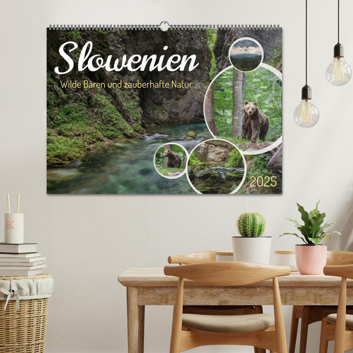 Slowenien - Wilde Bären und zauberhafte Natur (CALVENDO Wandkalender 2025)