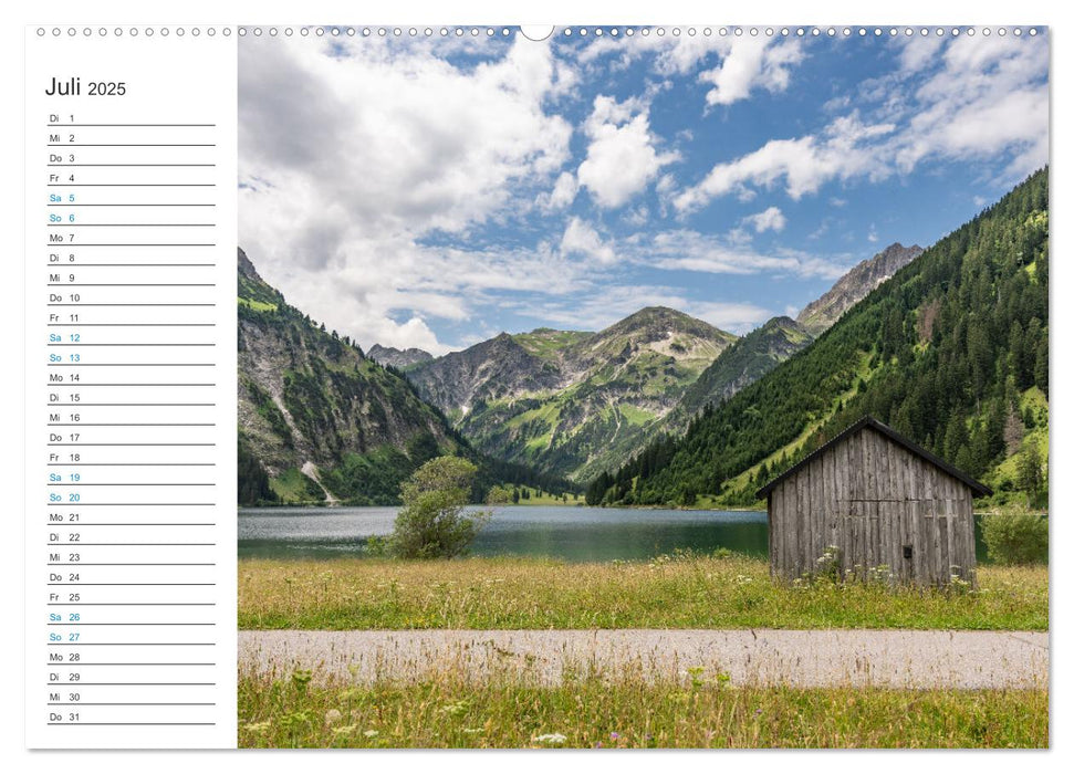 Faszination Alpen (CALVENDO Premium Wandkalender 2025)