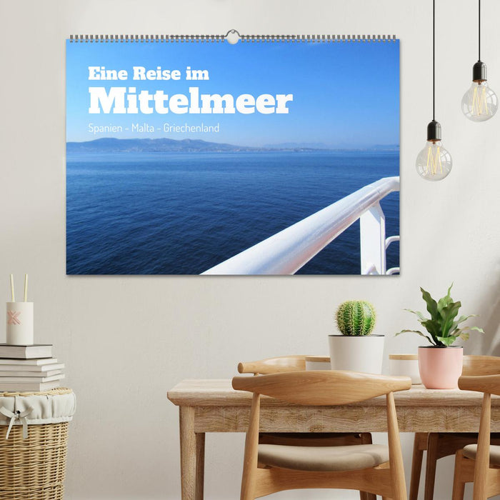 Eine Reise im Mittelmeer (CALVENDO Wandkalender 2025)