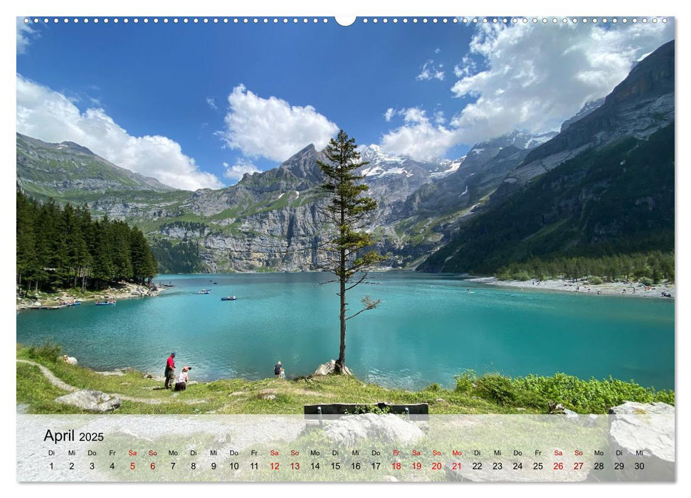 Alpenauszeit - Schweizer Bergsommermomente für die Seele (CALVENDO Wandkalender 2025)