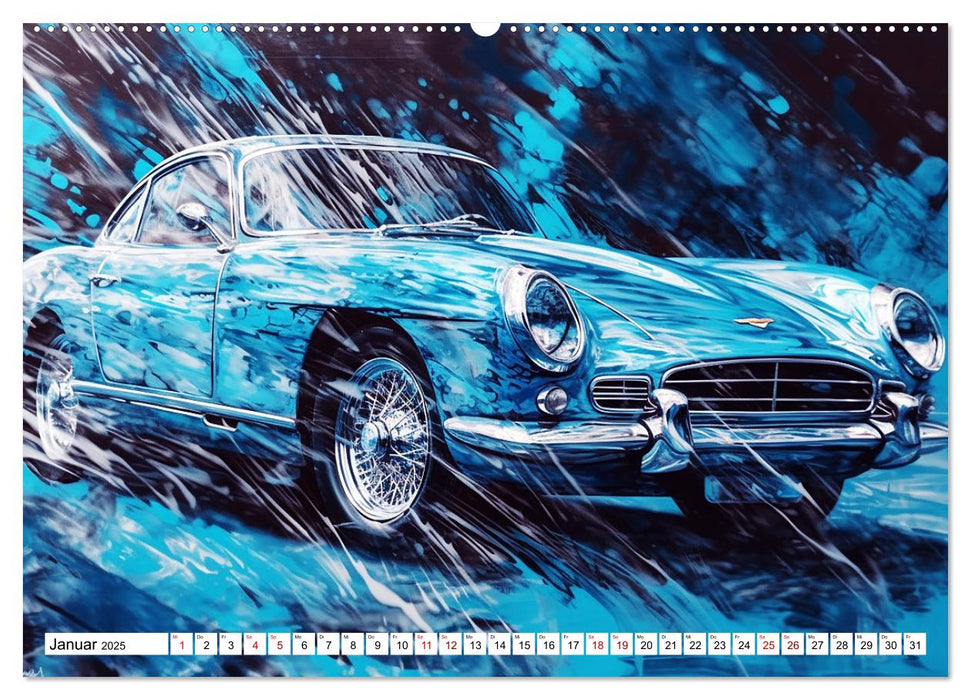 Neon Speed (CALVENDO Premium Wandkalender 2025)