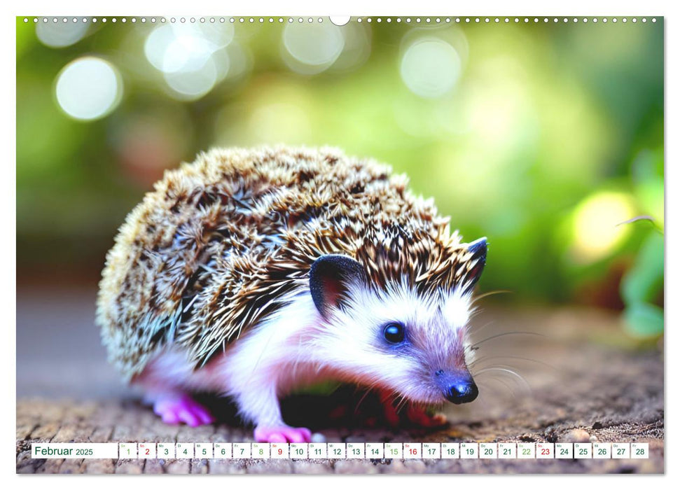 Niedliche Igel (CALVENDO Wandkalender 2025)