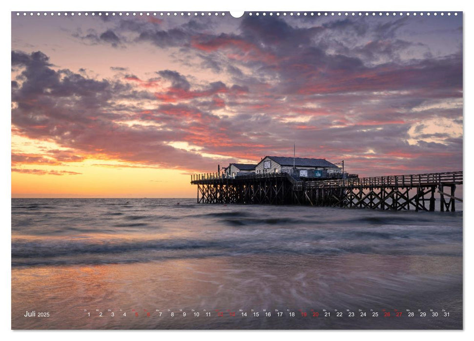 Nordseeurlaub in St. Peter-Ording (CALVENDO Premium Wandkalender 2025)