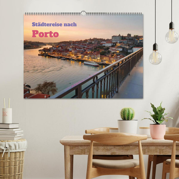 Städtereise nach Porto (CALVENDO Wandkalender 2025)