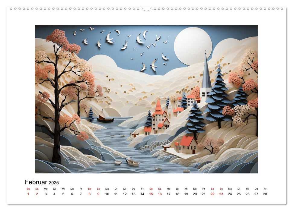 Paper Art (CALVENDO Wandkalender 2025)