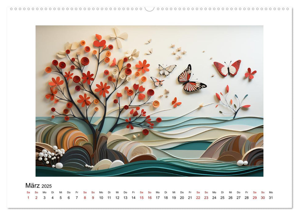 Paper Art (CALVENDO Wandkalender 2025)