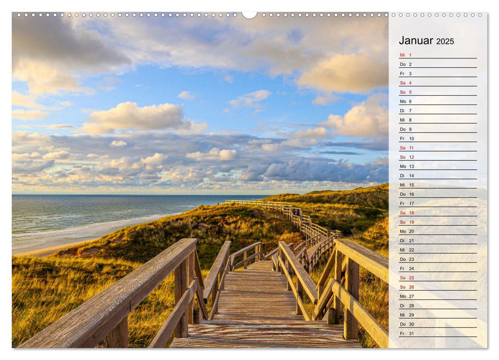 Sylt - Magie der Abendstunden (CALVENDO Premium Wandkalender 2025)