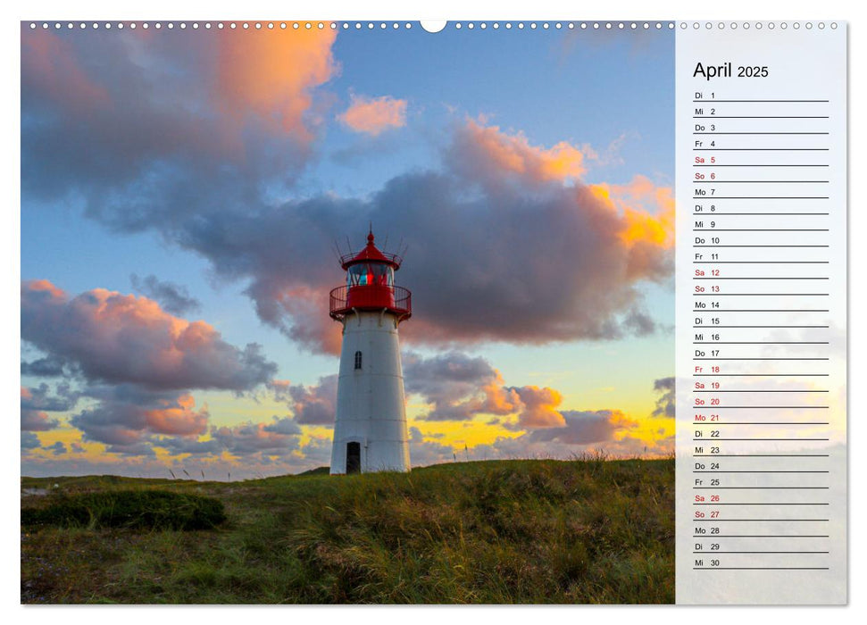 Sylt - Magie der Abendstunden (CALVENDO Premium Wandkalender 2025)