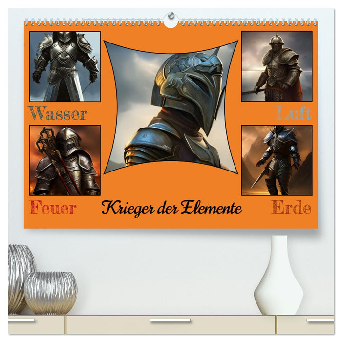 Krieger der Elemente (CALVENDO Premium Wandkalender 2025)