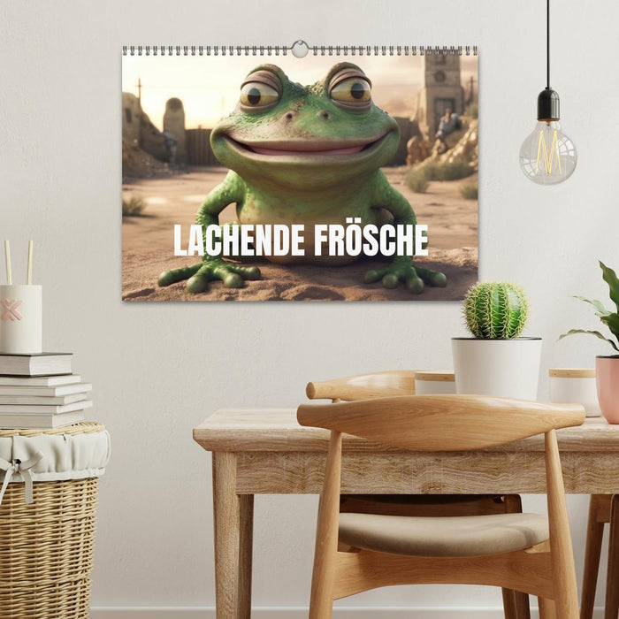 Lachende Frösche (CALVENDO Wandkalender 2025)