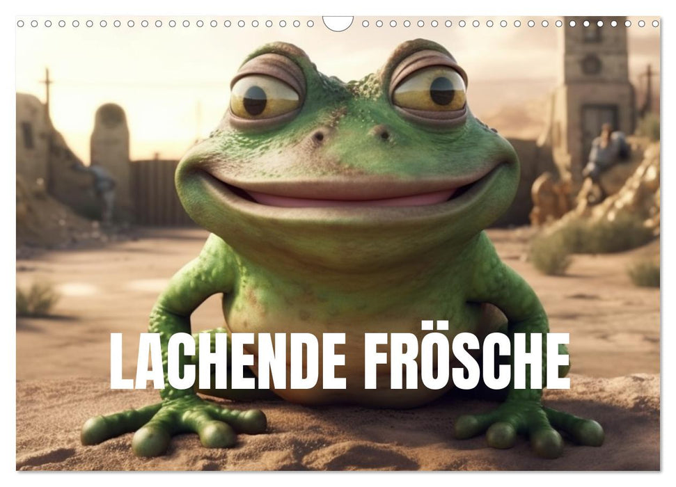 Lachende Frösche (CALVENDO Wandkalender 2025)