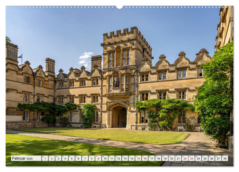 England - Oxford (CALVENDO Wandkalender 2025)