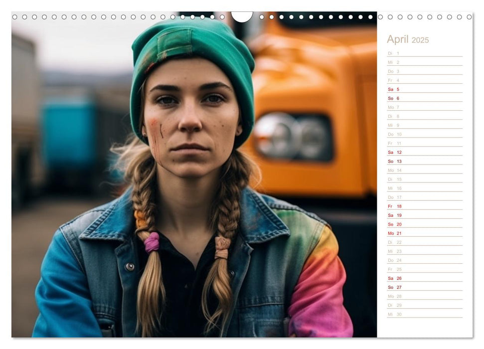 Truckerinnen (CALVENDO Wandkalender 2025)