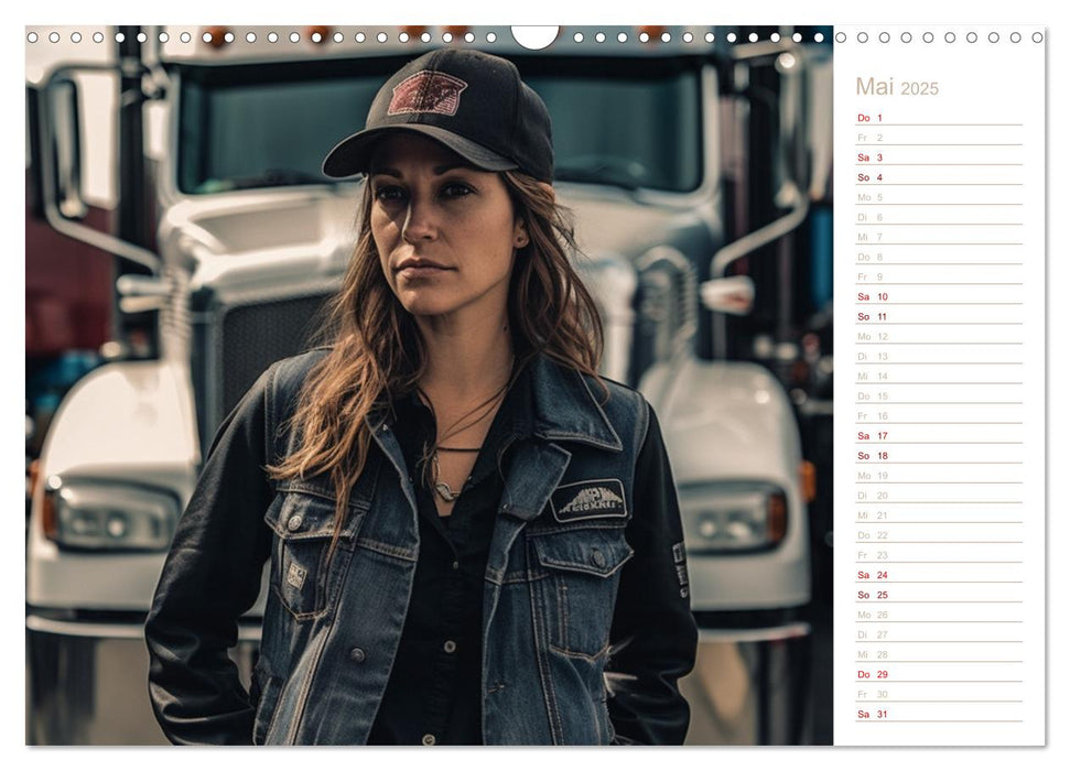 Truckerinnen (CALVENDO Wandkalender 2025)