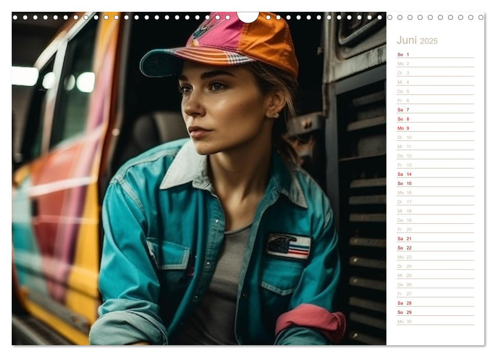 Truckerinnen (CALVENDO Wandkalender 2025)