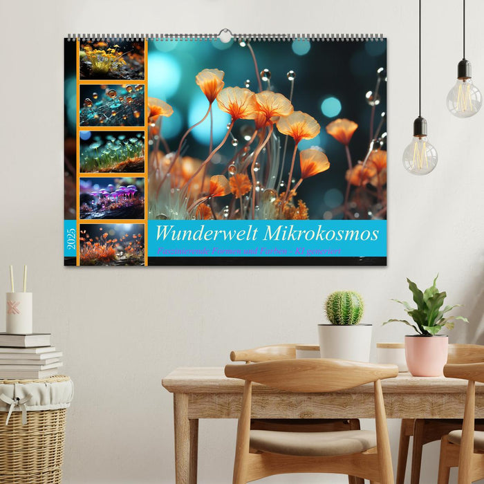 Wunderwelt Mikrokosmos (CALVENDO Wandkalender 2025)