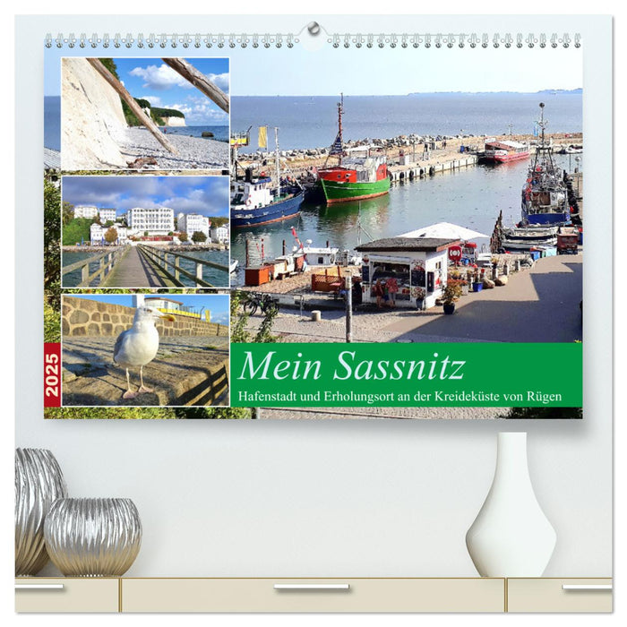 Mein Sassnitz - Hafenstadt und Erholungsort an der Kreideküste von Rügen (CALVENDO Premium Wandkalender 2025)