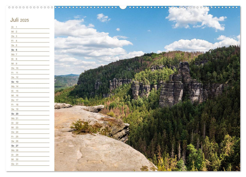 Frienstein Perspektiven - Elbsandstein (CALVENDO Premium Wandkalender 2025)