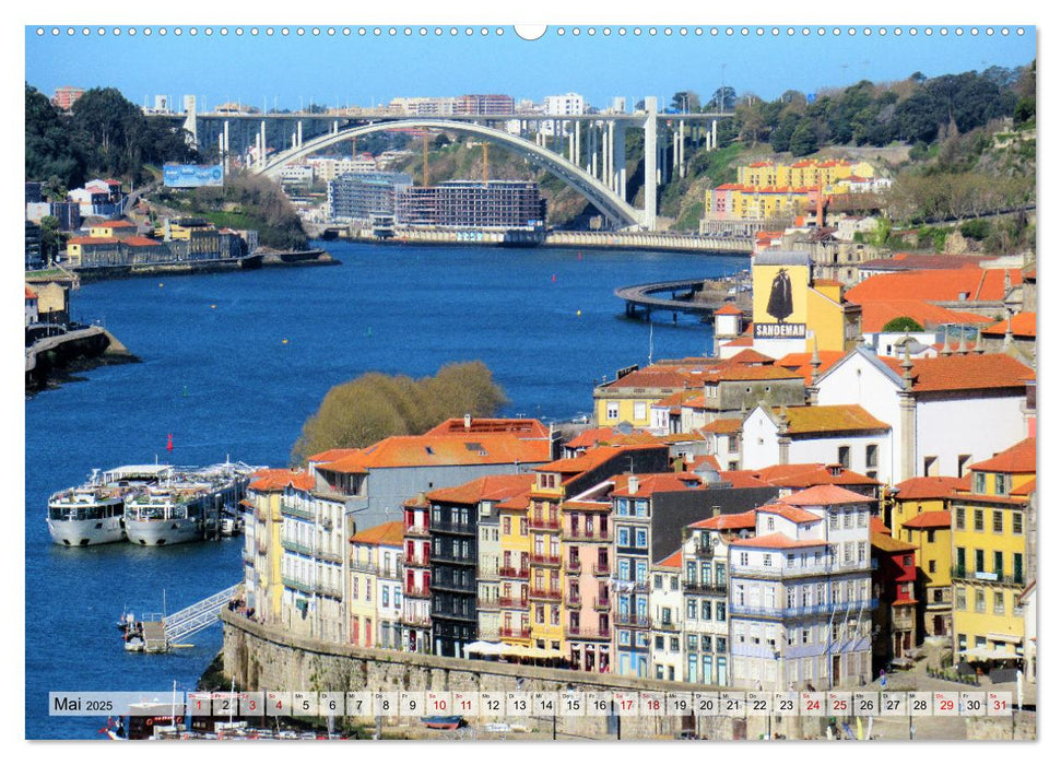 Städtereise nach Porto (CALVENDO Premium Wandkalender 2025)