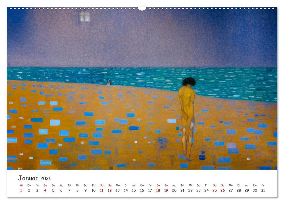 Ostsee Kunstwerke (CALVENDO Premium Wandkalender 2025)