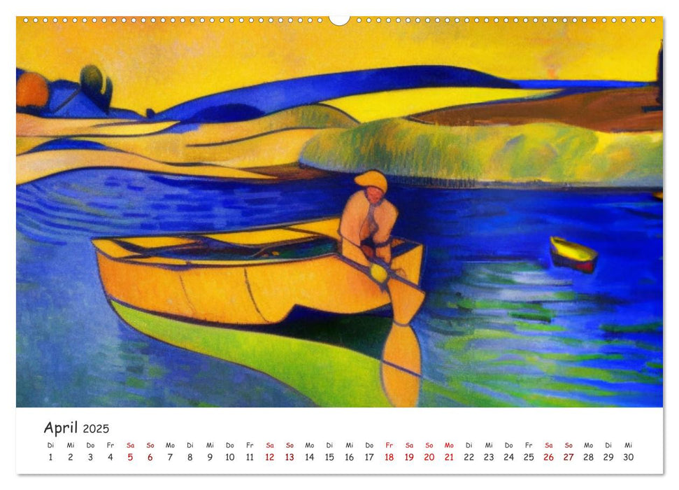 Ostsee Kunstwerke (CALVENDO Premium Wandkalender 2025)