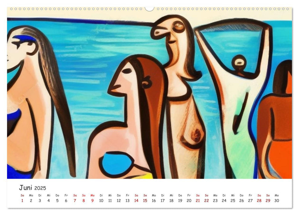 Ostsee Kunstwerke (CALVENDO Premium Wandkalender 2025)