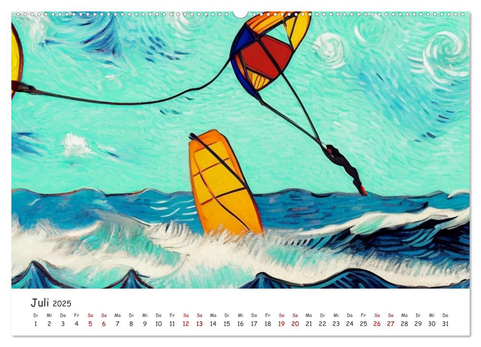 Ostsee Kunstwerke (CALVENDO Premium Wandkalender 2025)