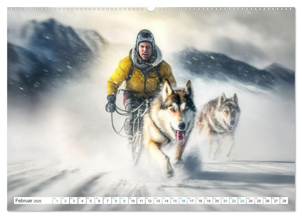 Husky Faszination (CALVENDO Premium Wandkalender 2025)