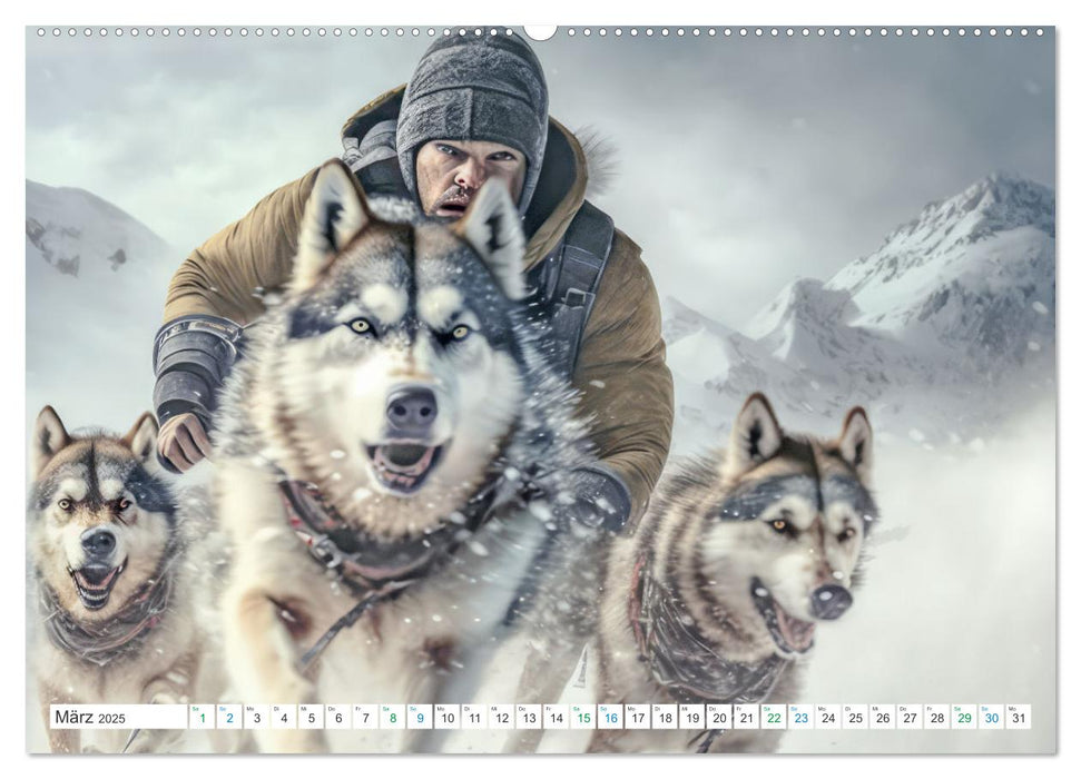 Husky Faszination (CALVENDO Premium Wandkalender 2025)