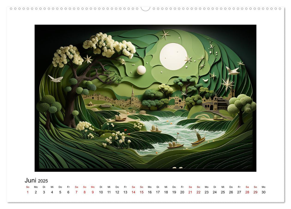 Paper Art (CALVENDO Premium Wandkalender 2025)