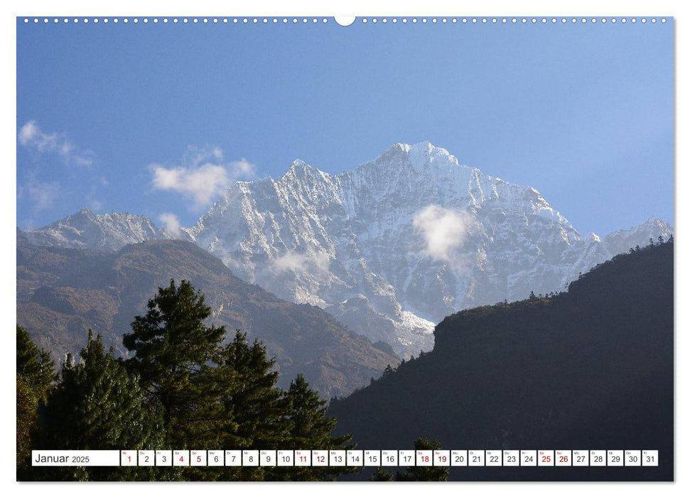 Im Reich des Sagarmatha (CALVENDO Premium Wandkalender 2025)