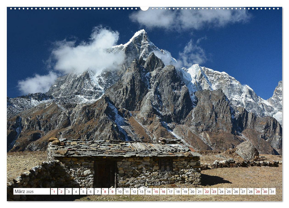 Im Reich des Sagarmatha (CALVENDO Premium Wandkalender 2025)