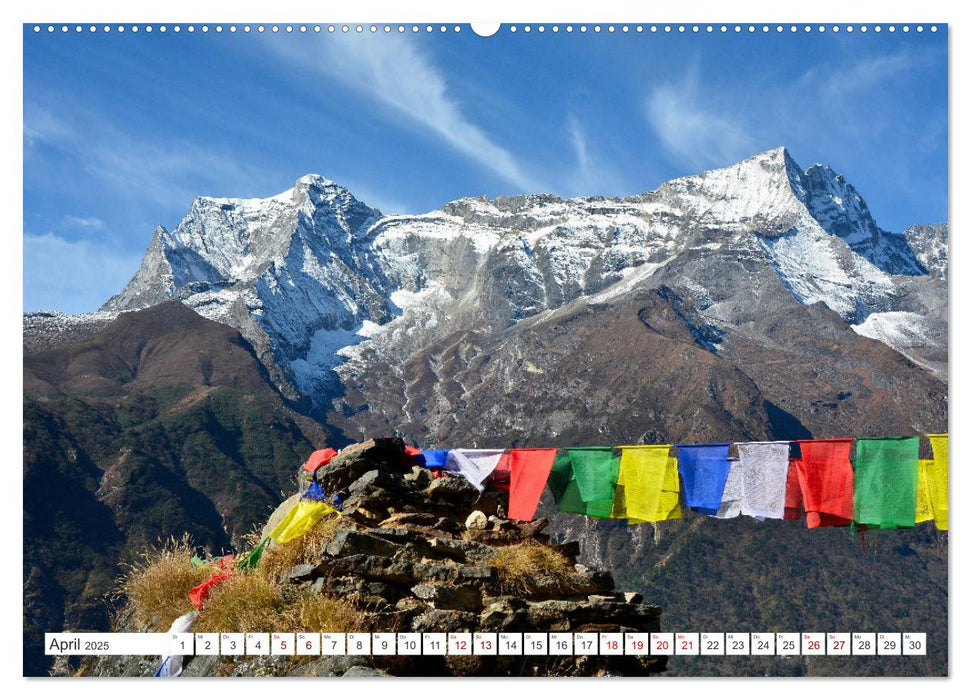 Im Reich des Sagarmatha (CALVENDO Premium Wandkalender 2025)