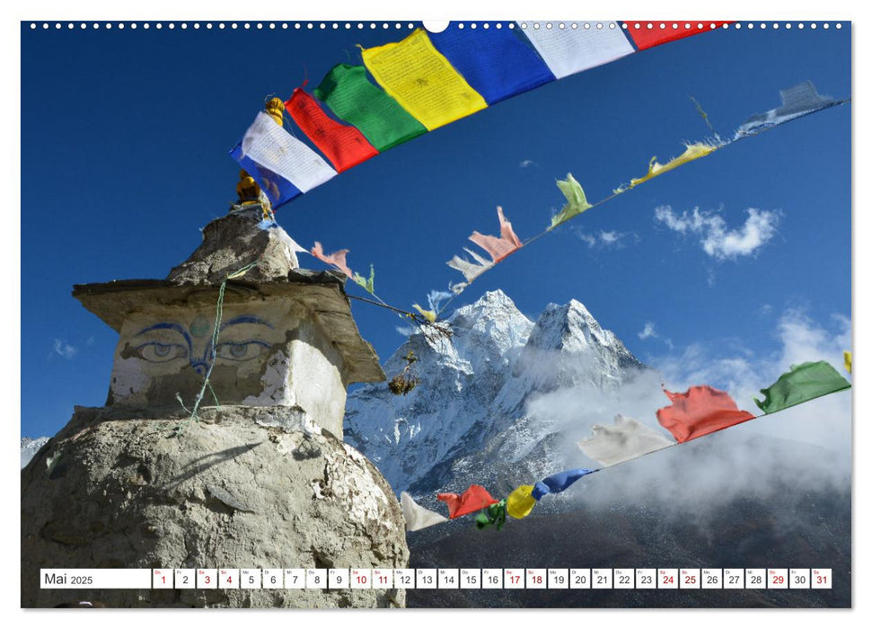 Im Reich des Sagarmatha (CALVENDO Premium Wandkalender 2025)