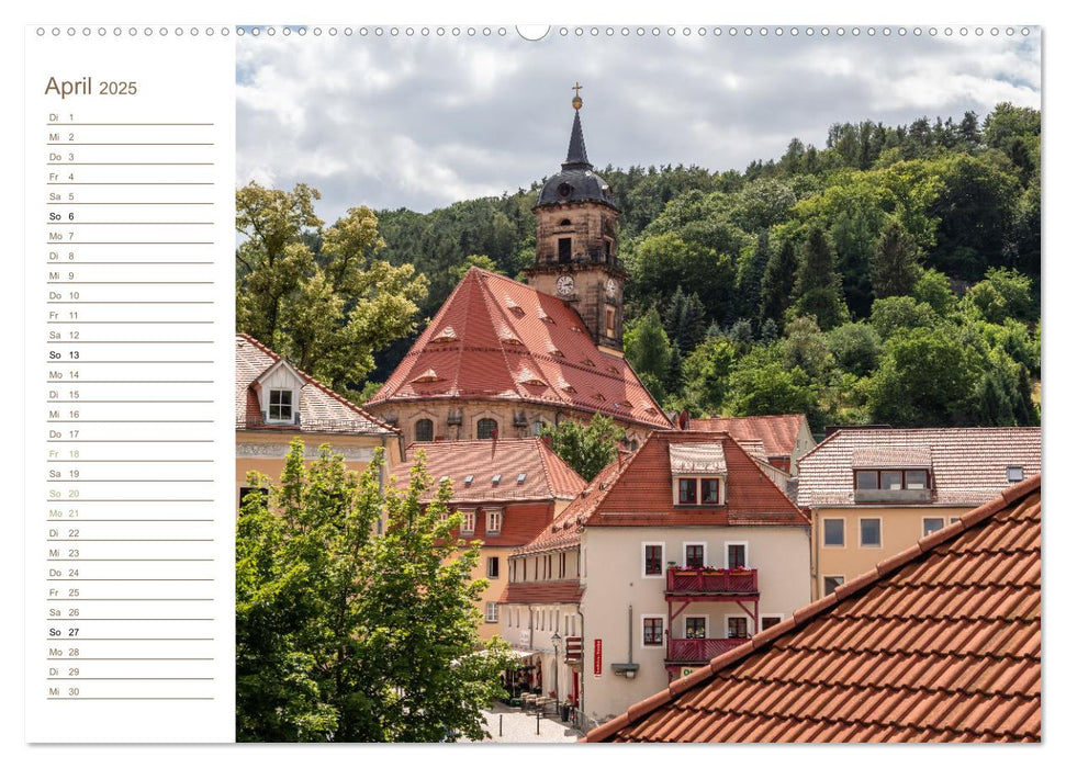 Königstein Perspektiven - Elbsandstein (CALVENDO Premium Wandkalender 2025)