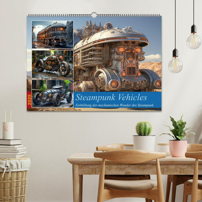 Steampunk Vehicles (CALVENDO Wandkalender 2025)